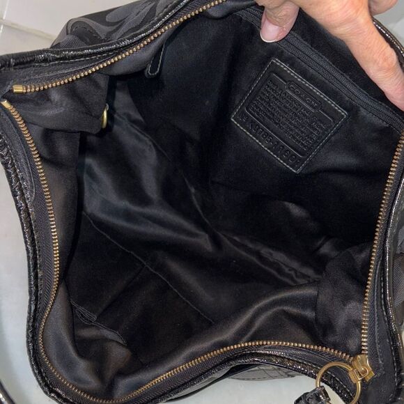 Coach Bag Purse Handbag Ergo Y2K Jacquard Signature Logo X-Large Soho Hobo - Picture 16 of 16